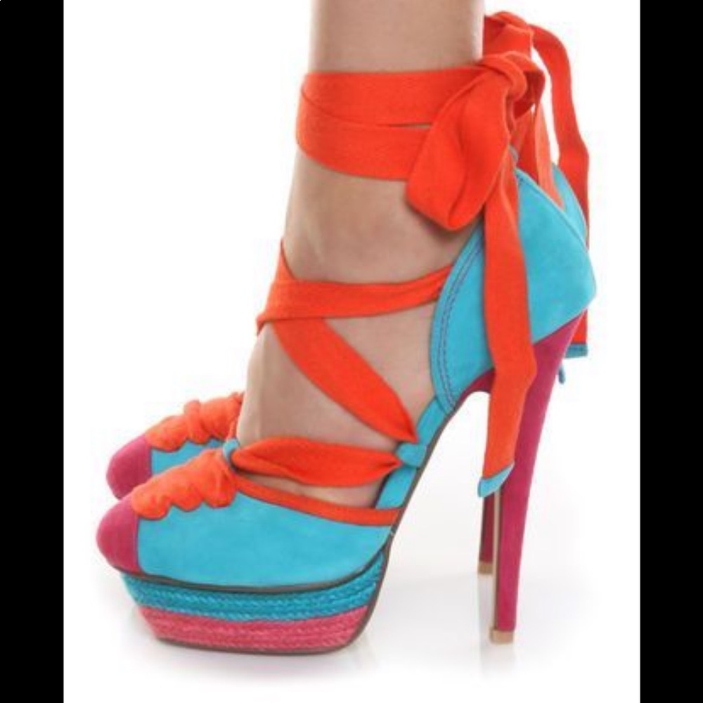 Jeffrey Campbell Monroe Lace up pump